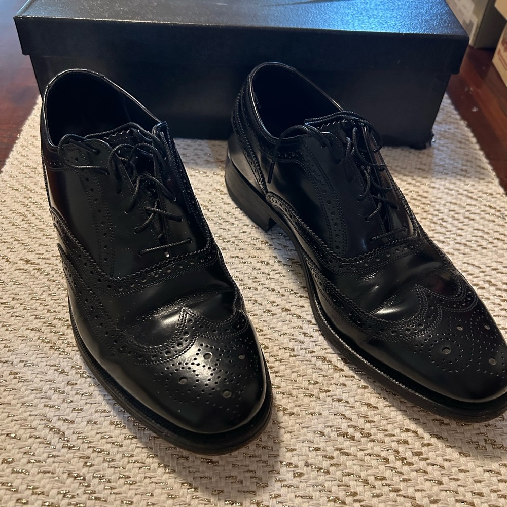 Vintage Black Men's Dress Shoes